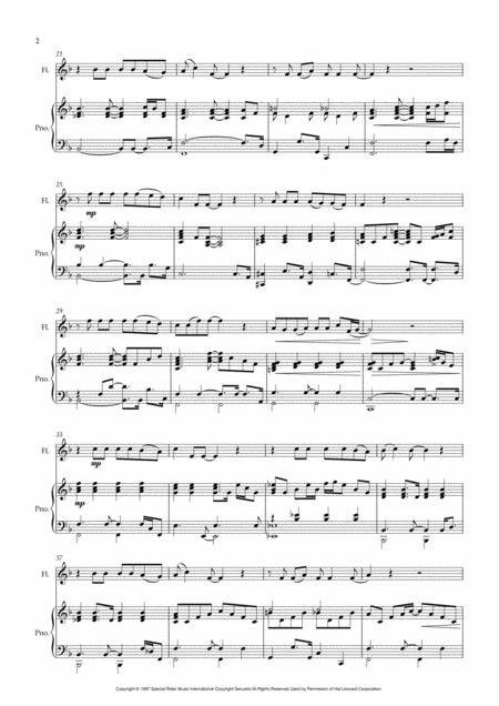 Make You Feel My Love Flute Piano Page 2