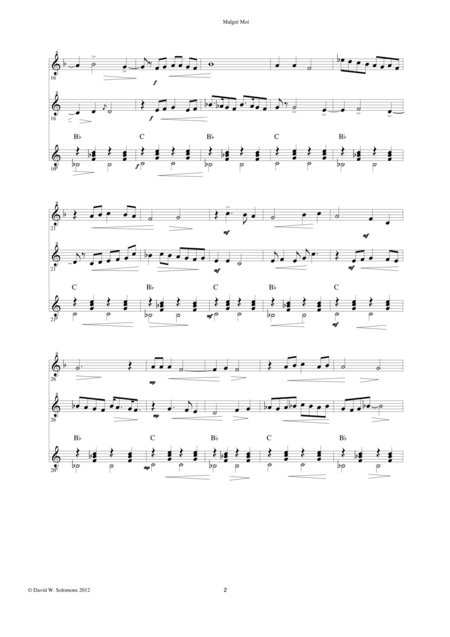 Malgr Moi Ocarina Duo With Guitar Page 2