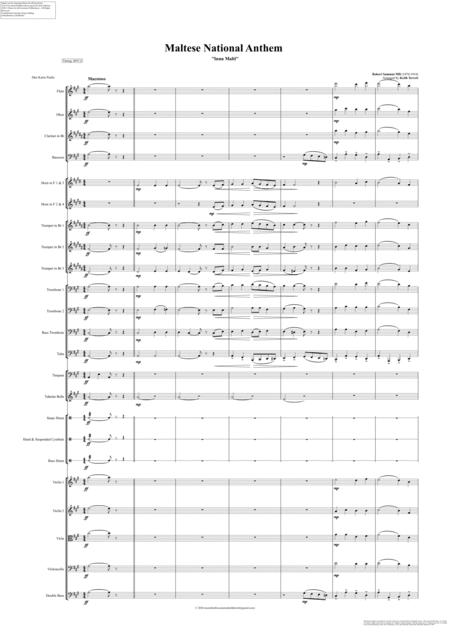 Maltese National Anthem For Symphony Orchestra Kt Olympic Anthem Series Page 2