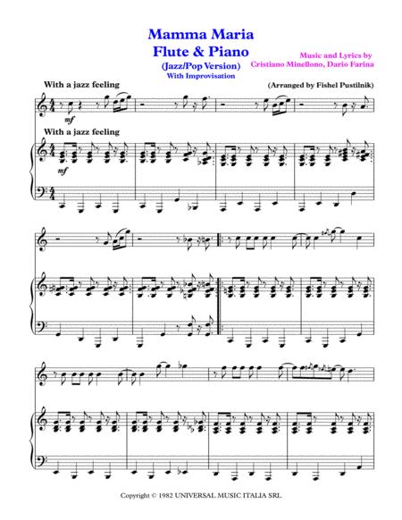 Mamma Maria With Improvisation For Flute And Piano Video Page 2