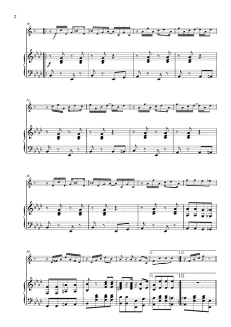 Maple Leaf Rag For Alto Saxophone And Piano Page 2