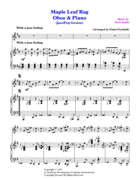 Maple Leaf Rag For Oboe And Piano Video Page 2