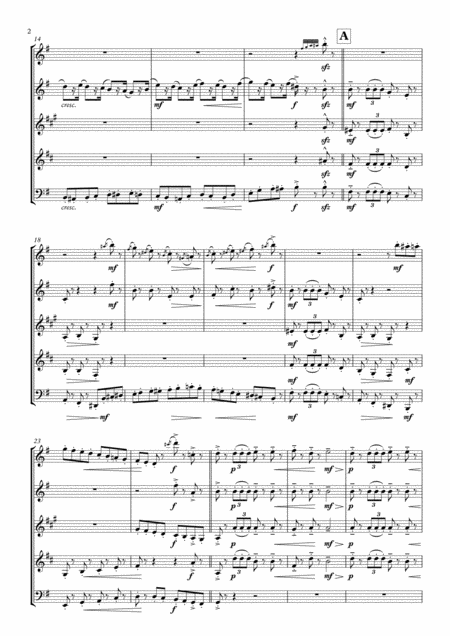 March From The Nutcracker Arranged For Woodwind Quintet Page 2