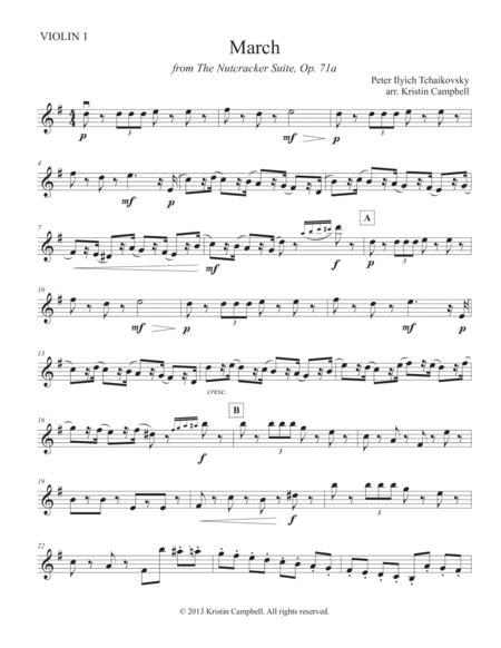 March From The Nutcracker Suite For 3 Violins Page 2