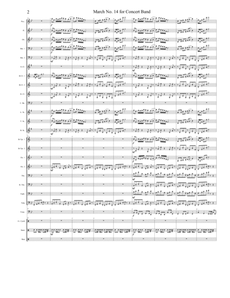 March No 14 For Concert Band Page 2