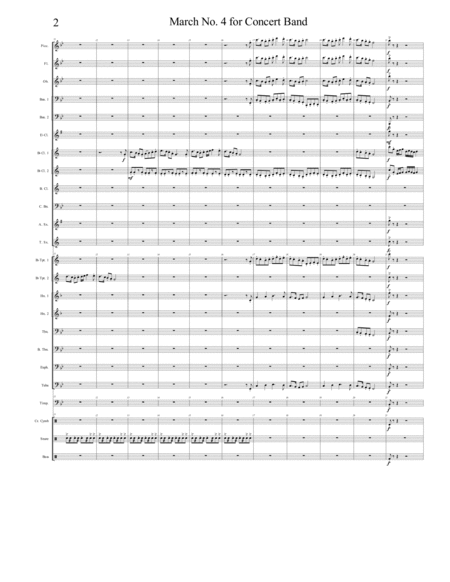 March No 4 For Concert Band Page 2