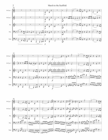 March To The Scaffold From Symphonie Fantastique For Brass Quintet Page 2