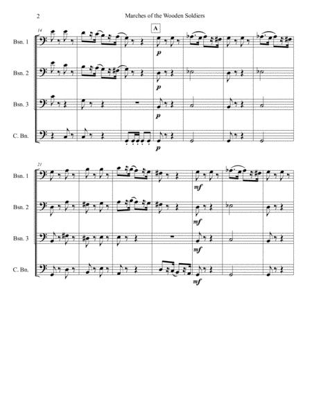Marches Of The Wooden Soldiers Bassoon Quartet Page 2