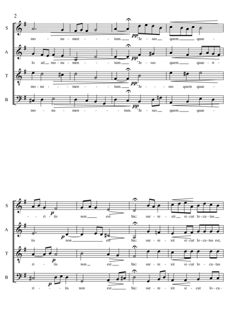 Maria Magdalene Motet For Choir Satb A Cappella Page 2