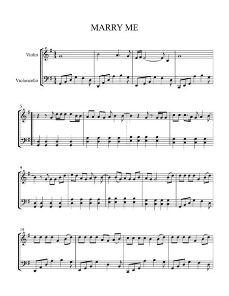 Marry Me Derulo Violin And Cello Page 2