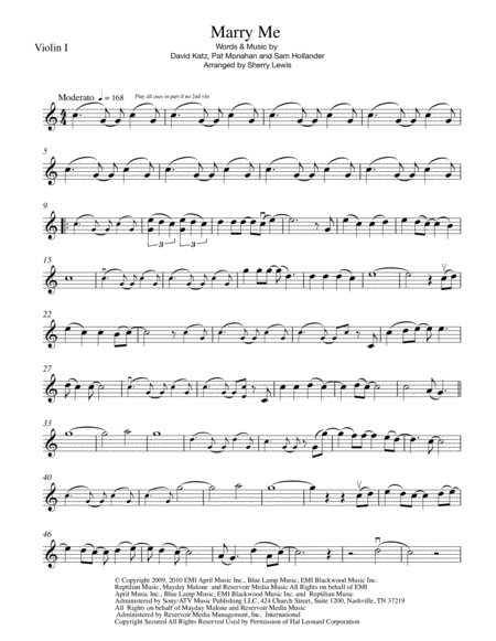 Marry Me String Duo For String Duo Page 2