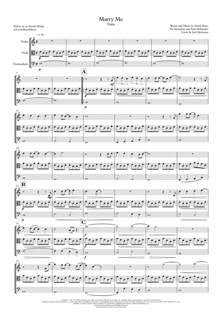 Marry Me String Trio Page 2