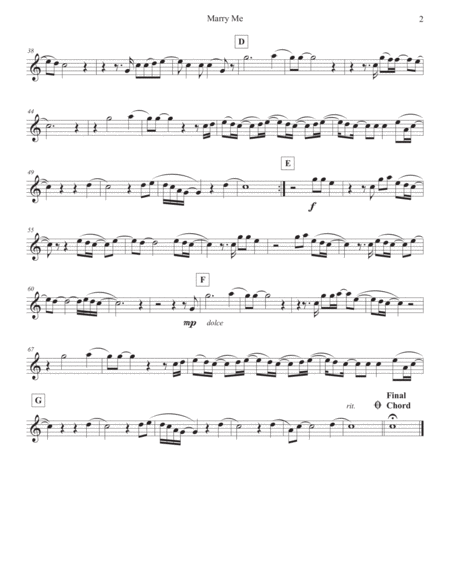 Marry Me Train For String Trio Page 2