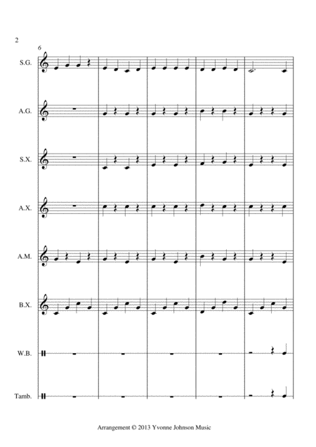 Mary And Yankee For Orff Ensemble Page 2