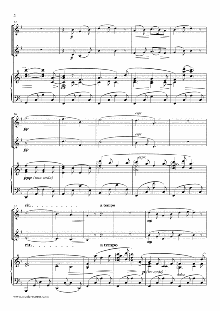 Marys Lullaby Or Maria Wiegenlied 2 Trumpets And Piano Page 2