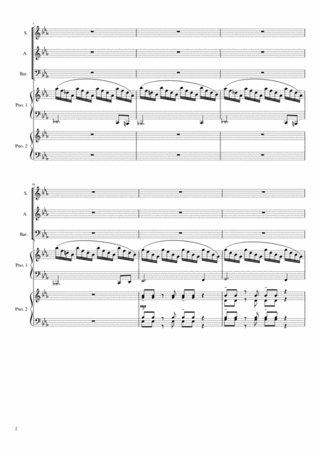 Mass For Stock Harvard Sab Choir And Two Pianos Page 2