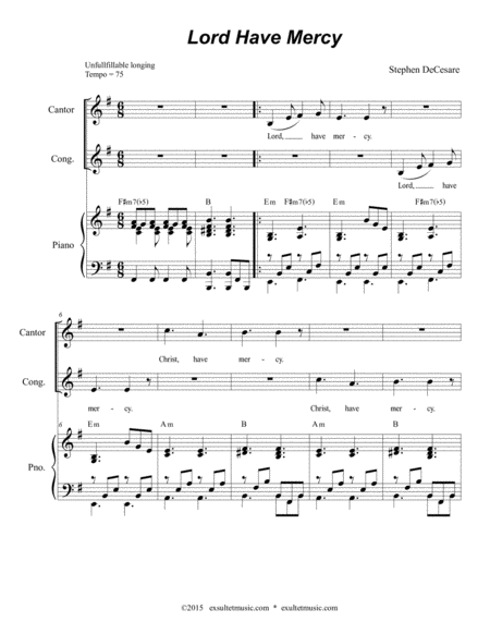 Mass Of The Holy Cross Choir Vocal Score Page 2