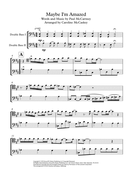 Maybe I M Amazed Bass Duet Page 2