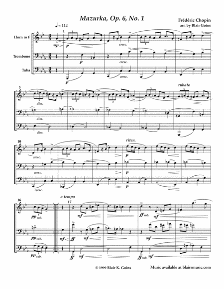 Mazurka Op 6 No 1 Page 2