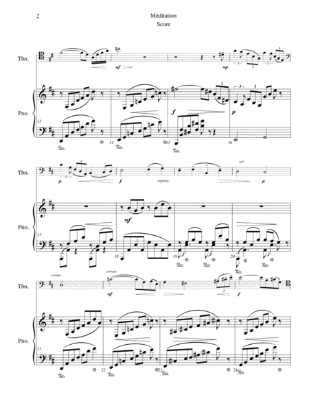 Mditation From The Opera Thas Page 2