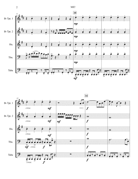 Me Taylor Swift For Brass Quintet Page 2