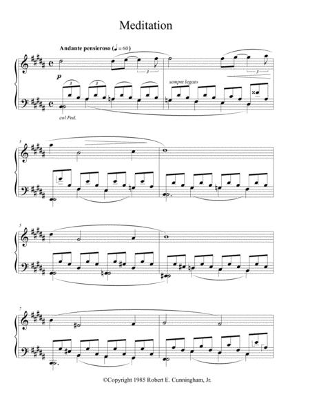 Meditation For Piano Solo Page 2