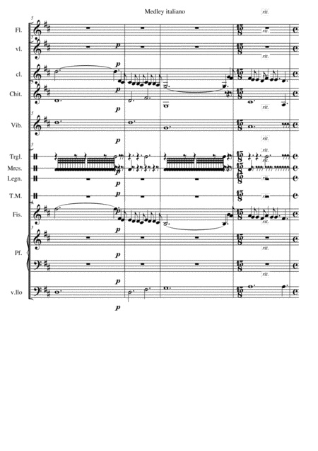 Medley Italiano Per Orchestra Page 2