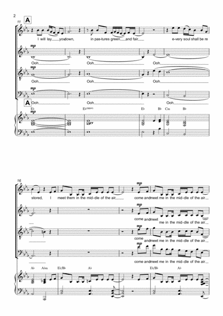 Meet Me In The Middle Of The Air Satb With Piano Accompaniment Page 2