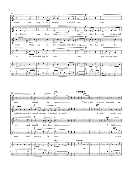 Meeting At Night Satb Chorus Page 2