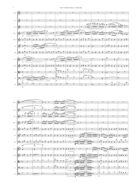 Meinau Rag For Chamber Orchestra Page 2