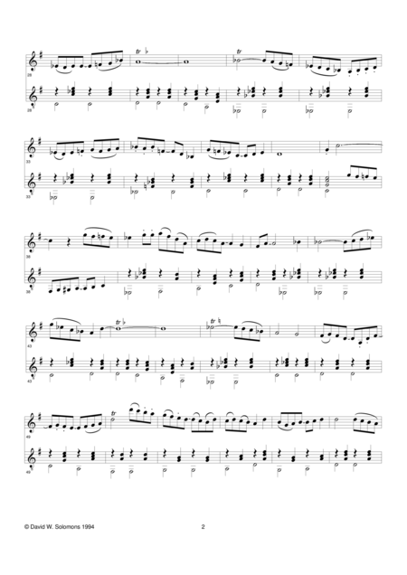 Meinau Rag For Violin And Guitar Page 2