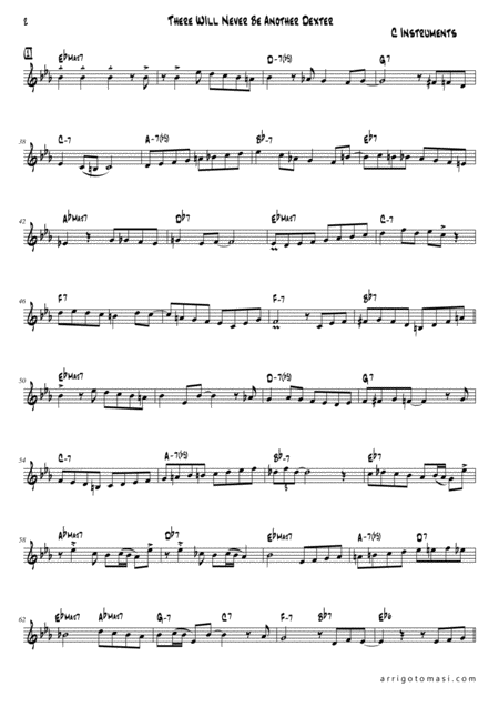 Melodic Jazz Improvisation Series There Will Never Be Another Dexter C Instruments Page 2