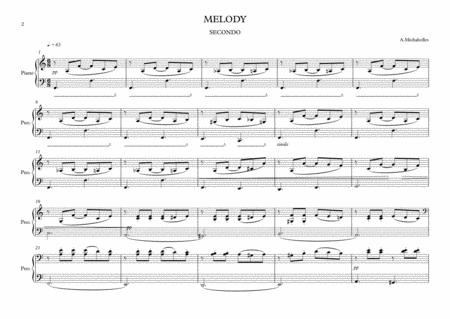 Melody Easy Piano Duet Page 2