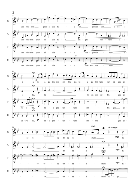 Memorare Remember Choir Satb A Cappella Page 2