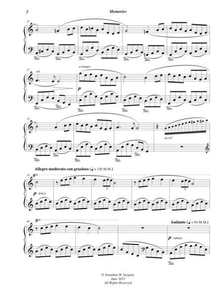 Memories Piano Pieces For The Young No 5 Op 2 Page 2