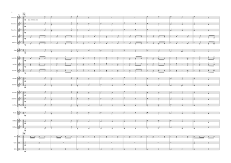 Men Of Harlech Gwyr Harlech Brass Band Arrangement Page 2