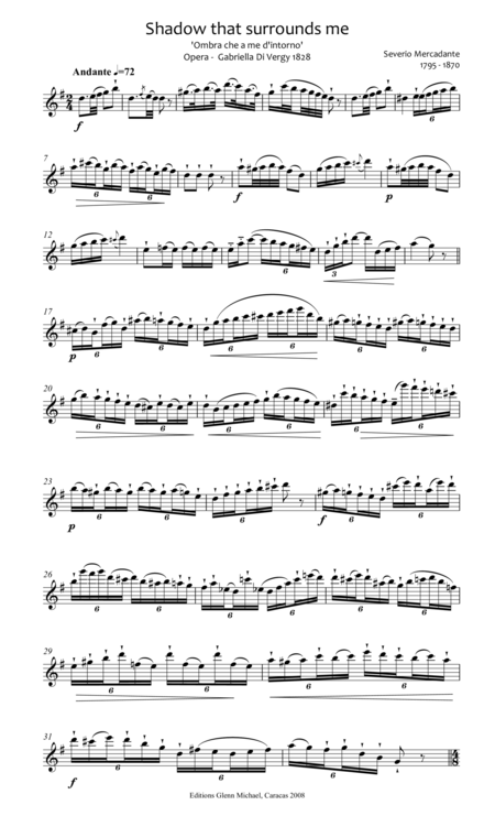 Mercadante Solo Flute Shadow That Surrounds Me Page 2