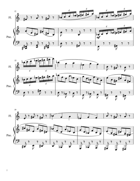 Mercury From The Planets For Flute And Piano Page 2