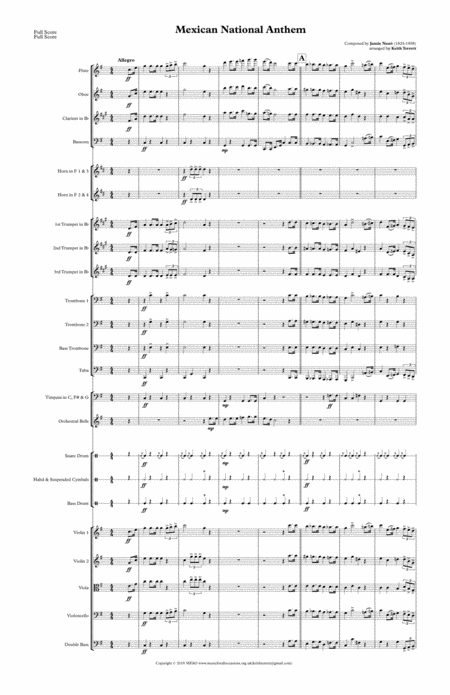 Mexican National Anthem For Symphony Orchestra Olympic Series Page 2