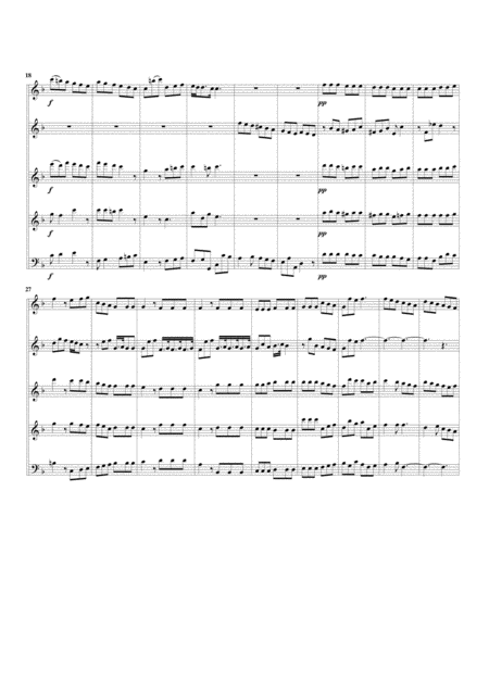 Mi Lusinga Il Dolce Affetto From The Opera Alcina Arrangement For 5 Recorders Page 2