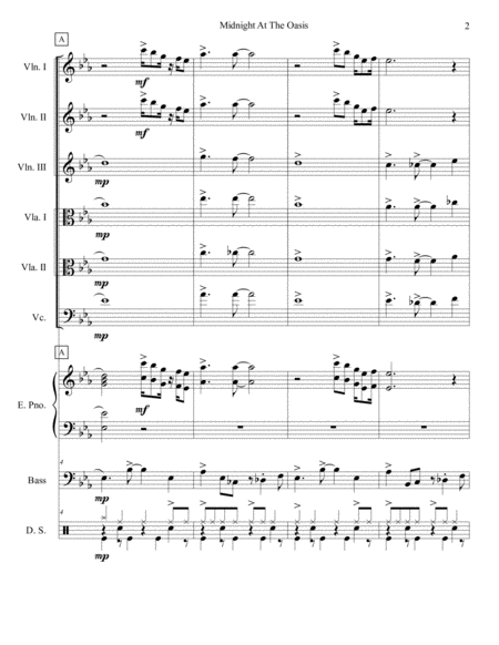 Midnight At The Oasis String Sextet Page 2