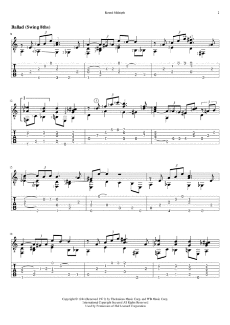 Midnight Sketches Piano Solo Page 2