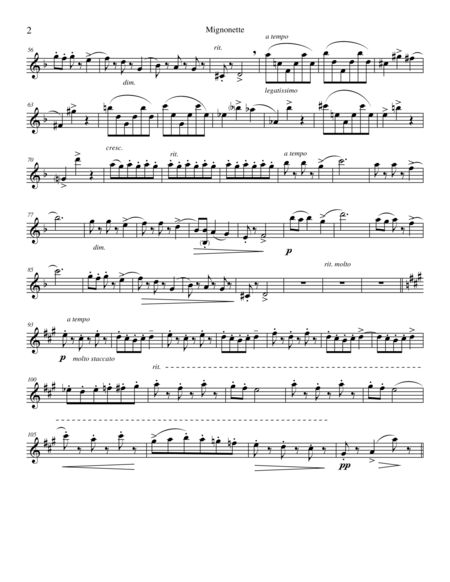 Mignonette By Amy Beach For Oboe And Piano Page 2