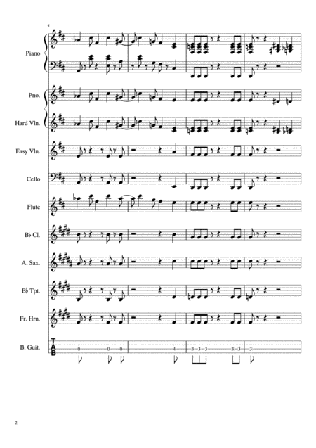 Mii Channel Theme For School Orchestra Page 2
