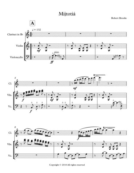 Mijtotiya A Trio For Clarinet Violin Cello Page 2