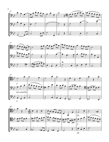 Minuet For 3 Celli Page 2