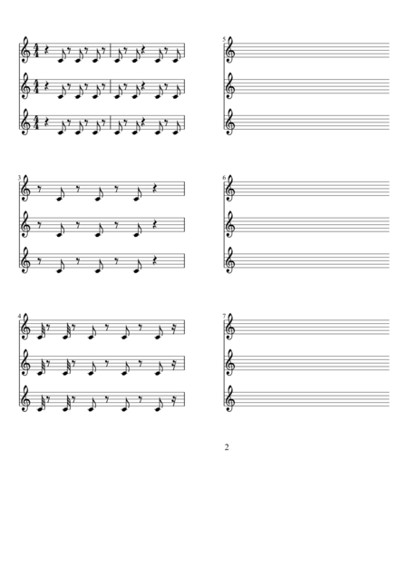 Minuet For Flute And Double Bass By Telemann Page 2