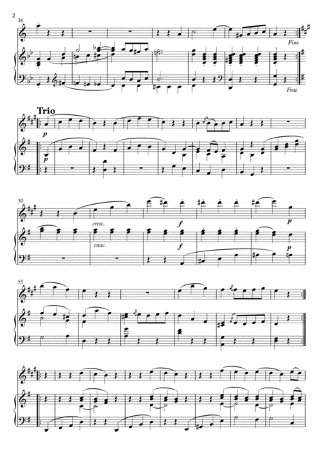 Minuet From Siphony No 40 Saxophone Soprano Page 2