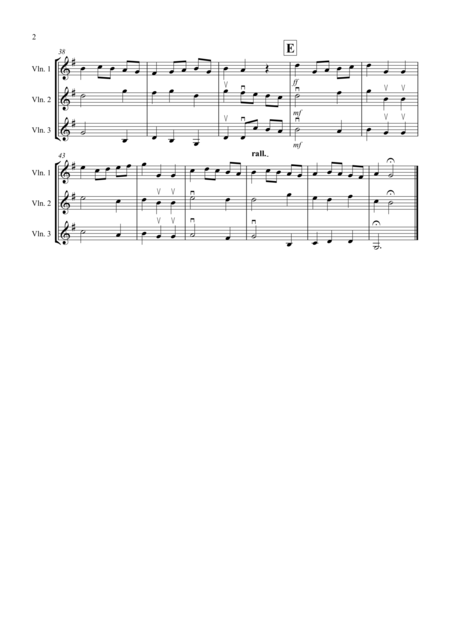 Minuet In G By Bach For Violin Trio Page 2