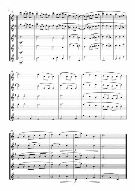 Minuet In G No 4 Anna Magdelena Bach Bach Page 2